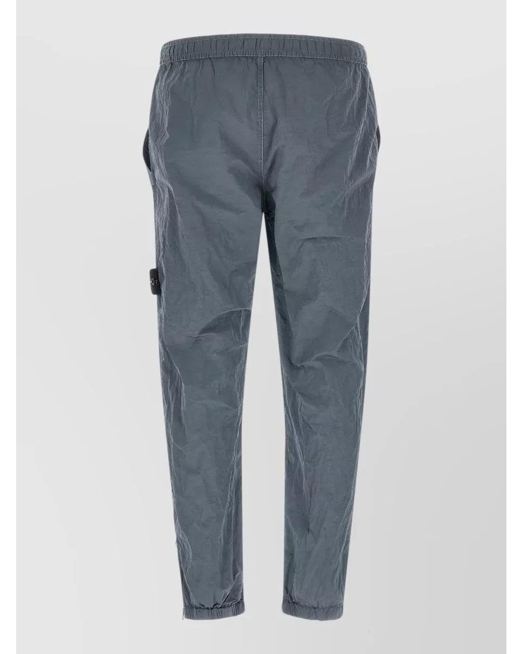 Stone Island Blue Nylon Loose-Fit Joggers for men