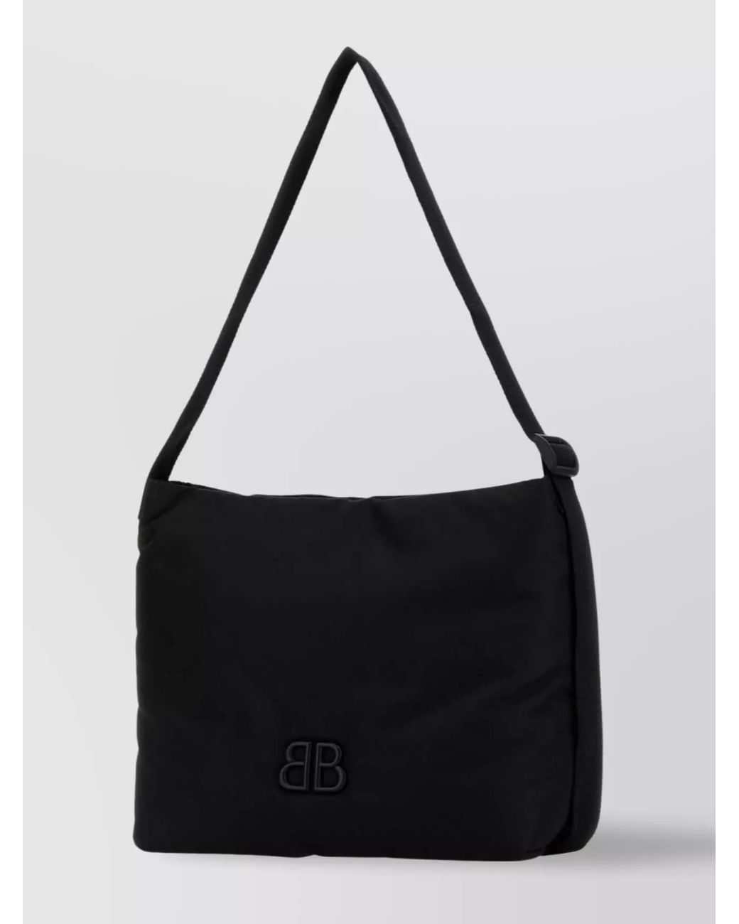 Balenciaga Black Cotton Shoulder Bag for men