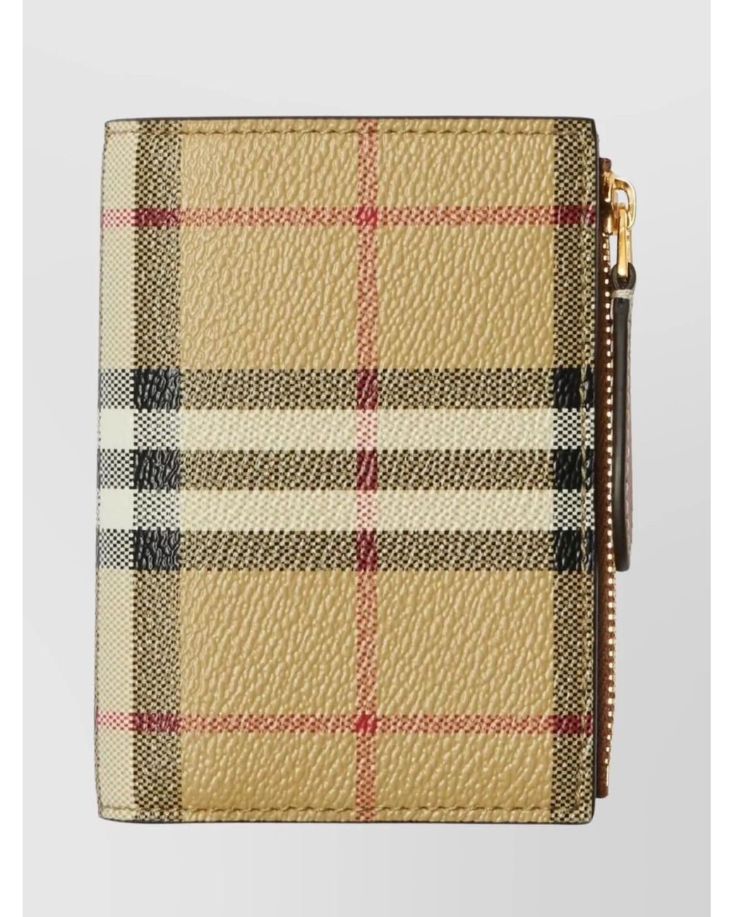 Burberry Natural Check Canvas Wallet