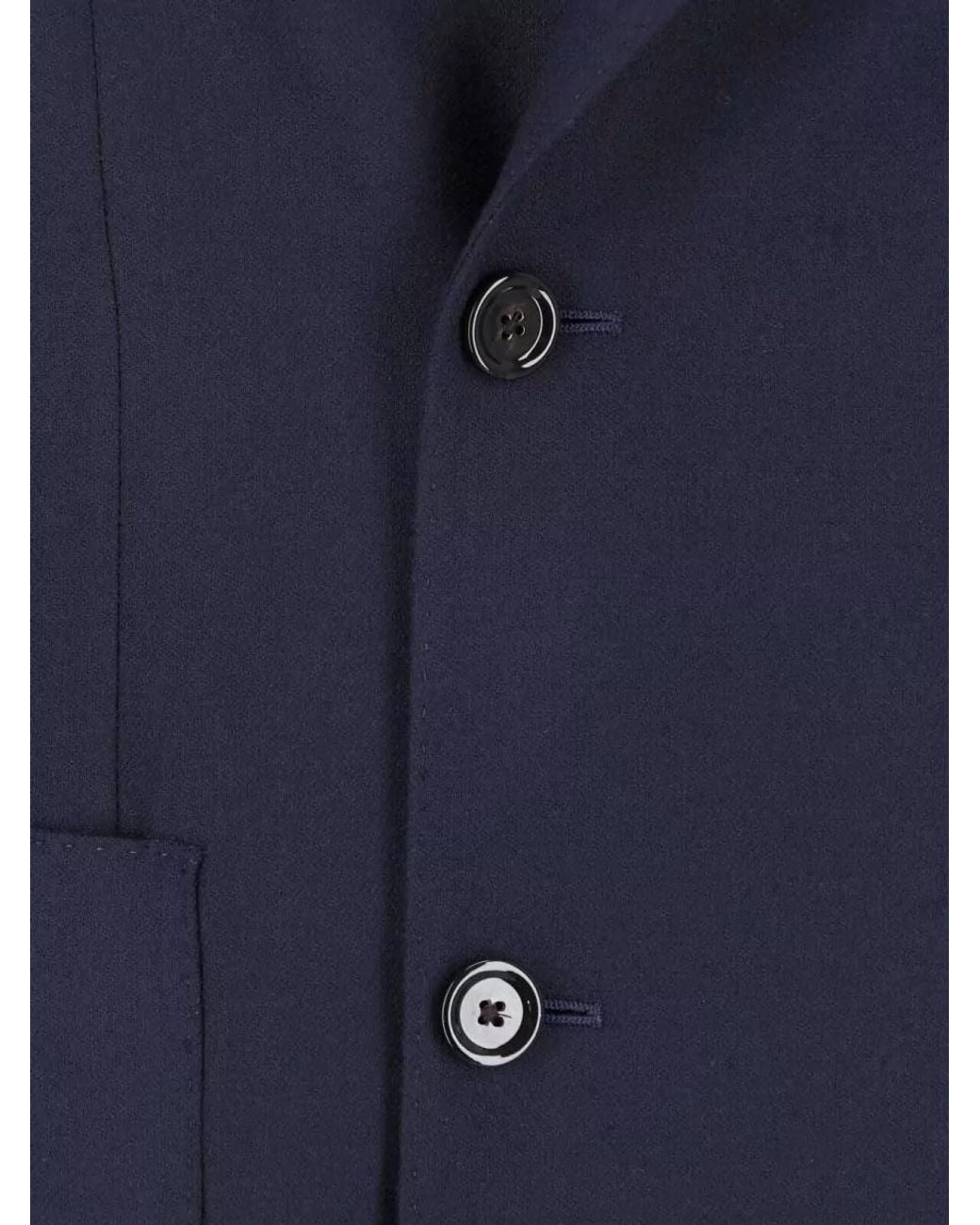 Lardini Blue Virgin Wool Suit for men