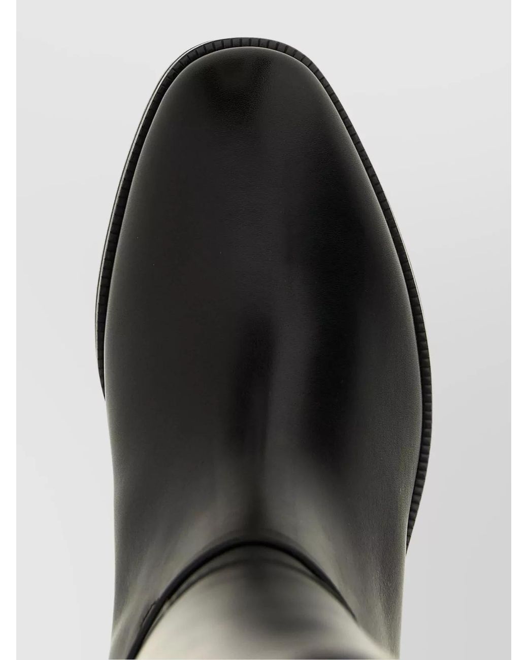 Jimmy Choo Black Leather Knee-High Boots