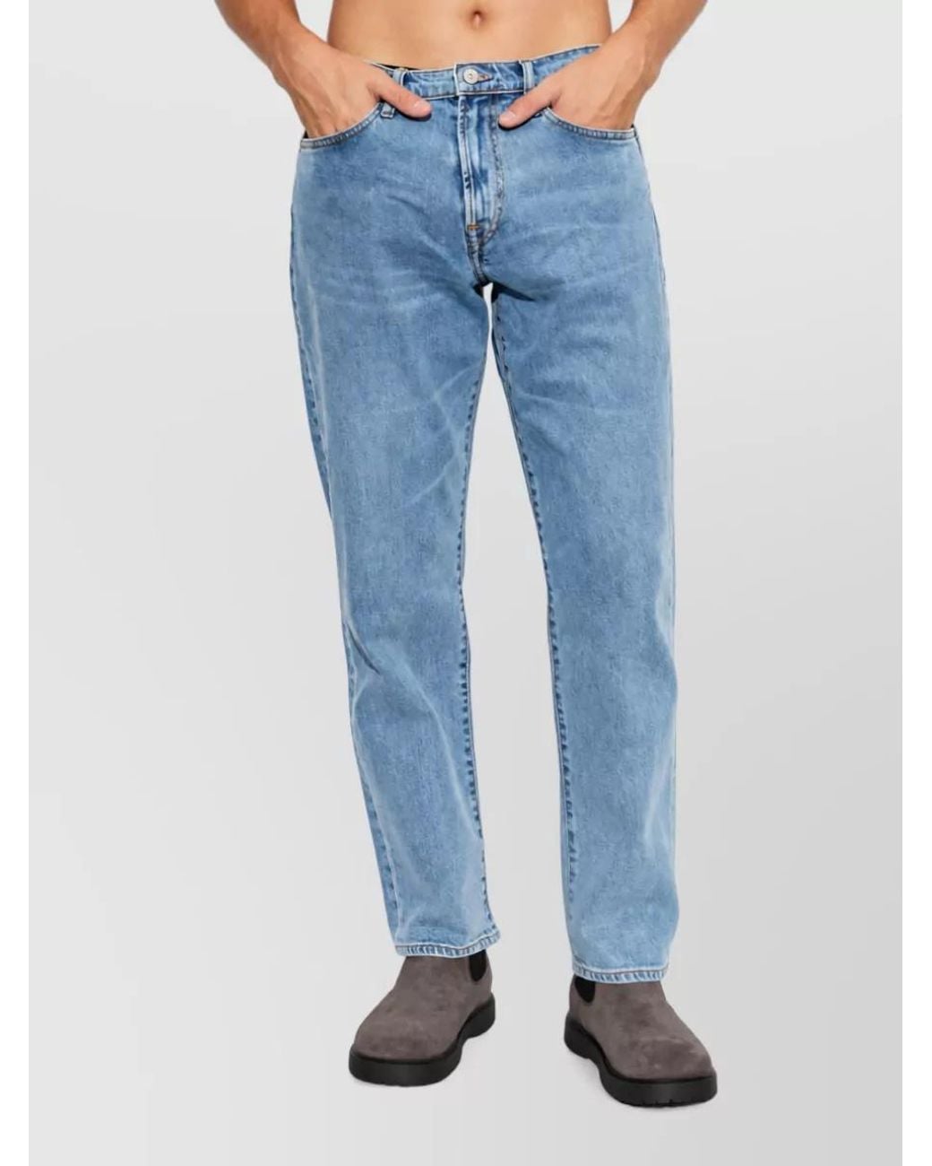 Paul Smith Blue Relaxed-Fit Denim Jeans for men