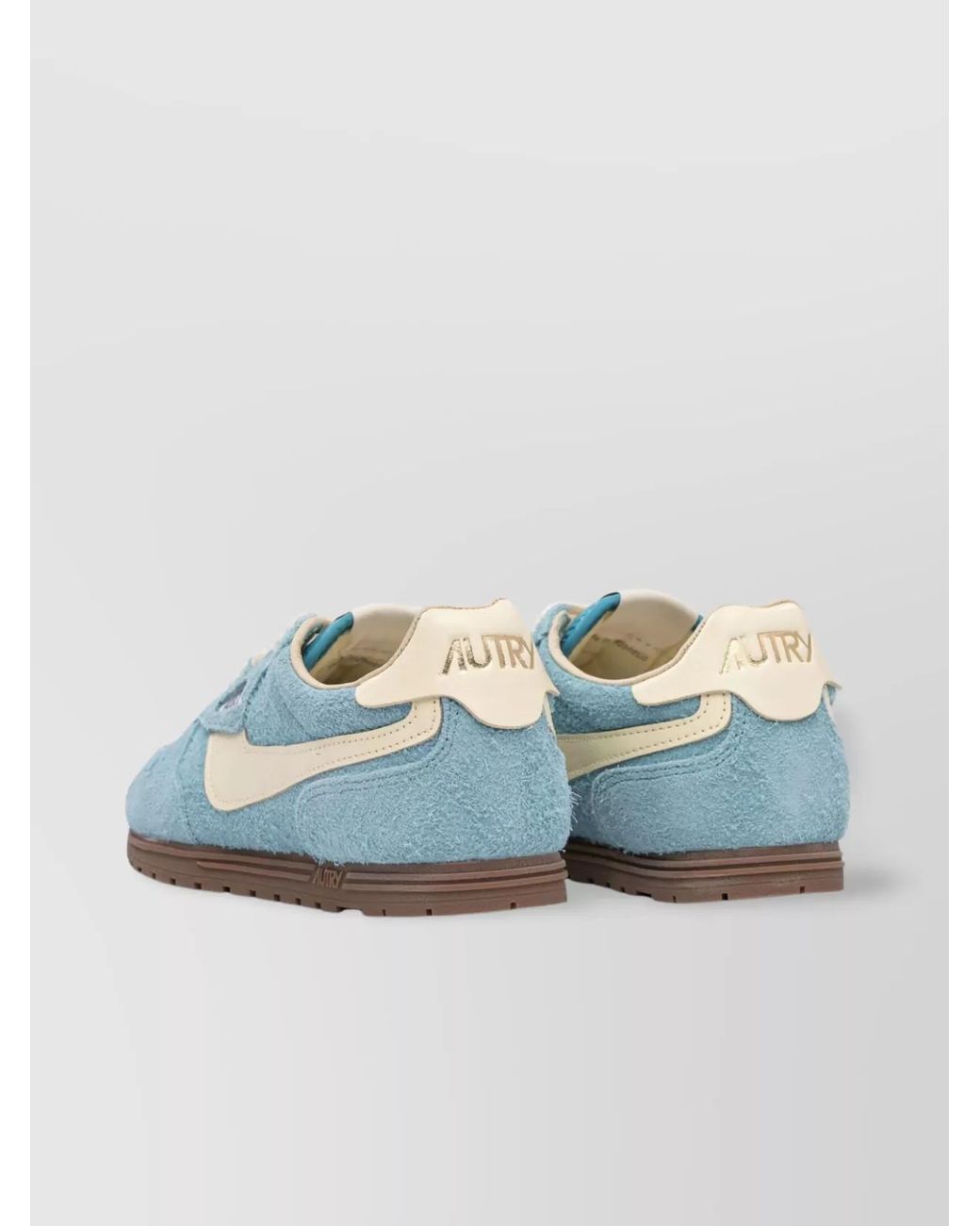 Autry Blue Suede Windspin Low-Top Sneakers