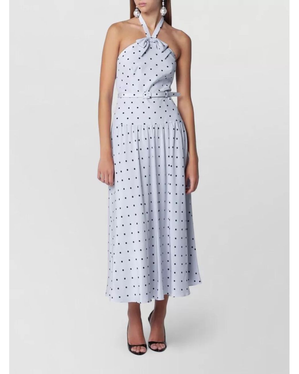 Alessandra Rich Multicolor Midi Dress