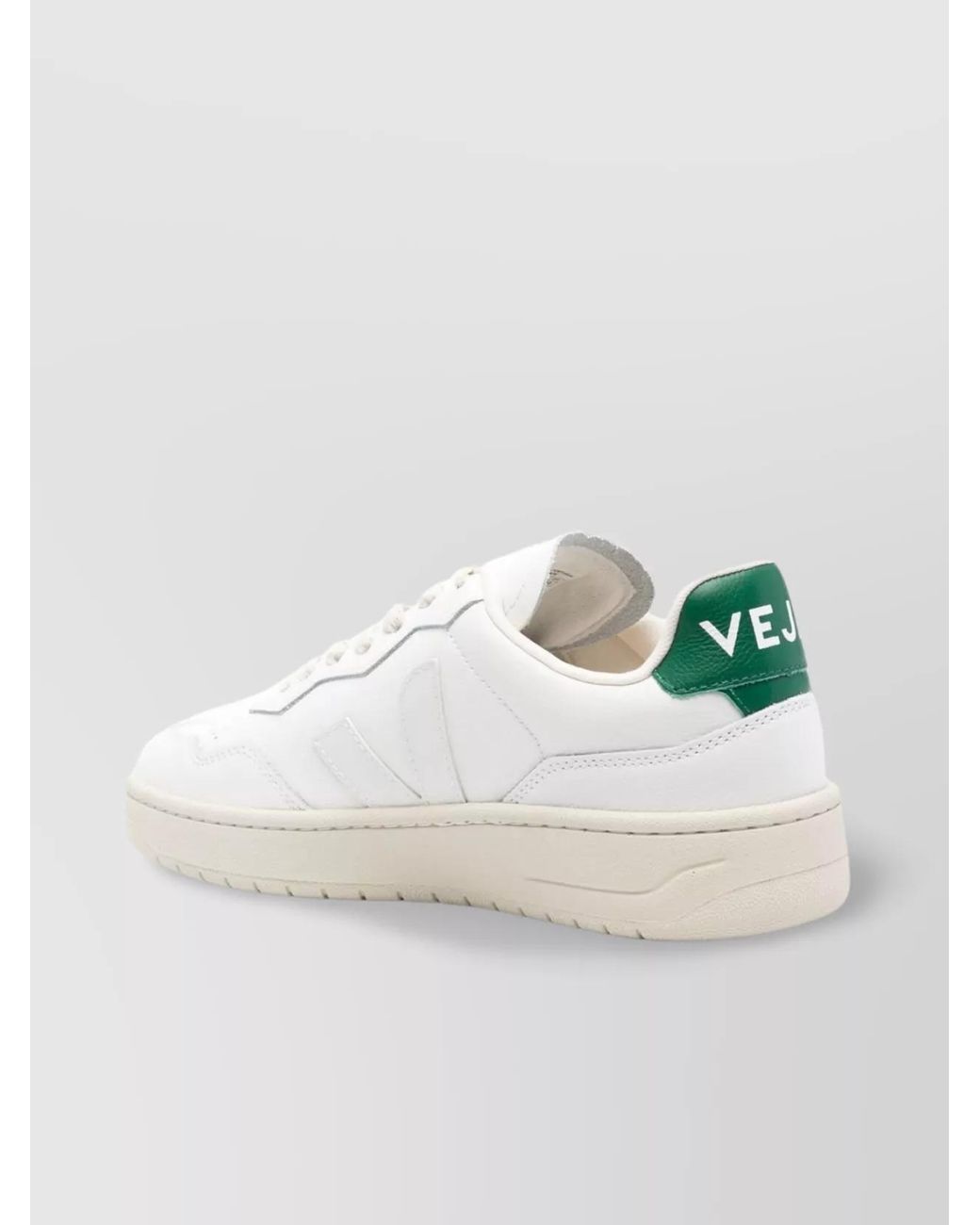 Veja Natural Leather Panelled Low-Top Sneakers