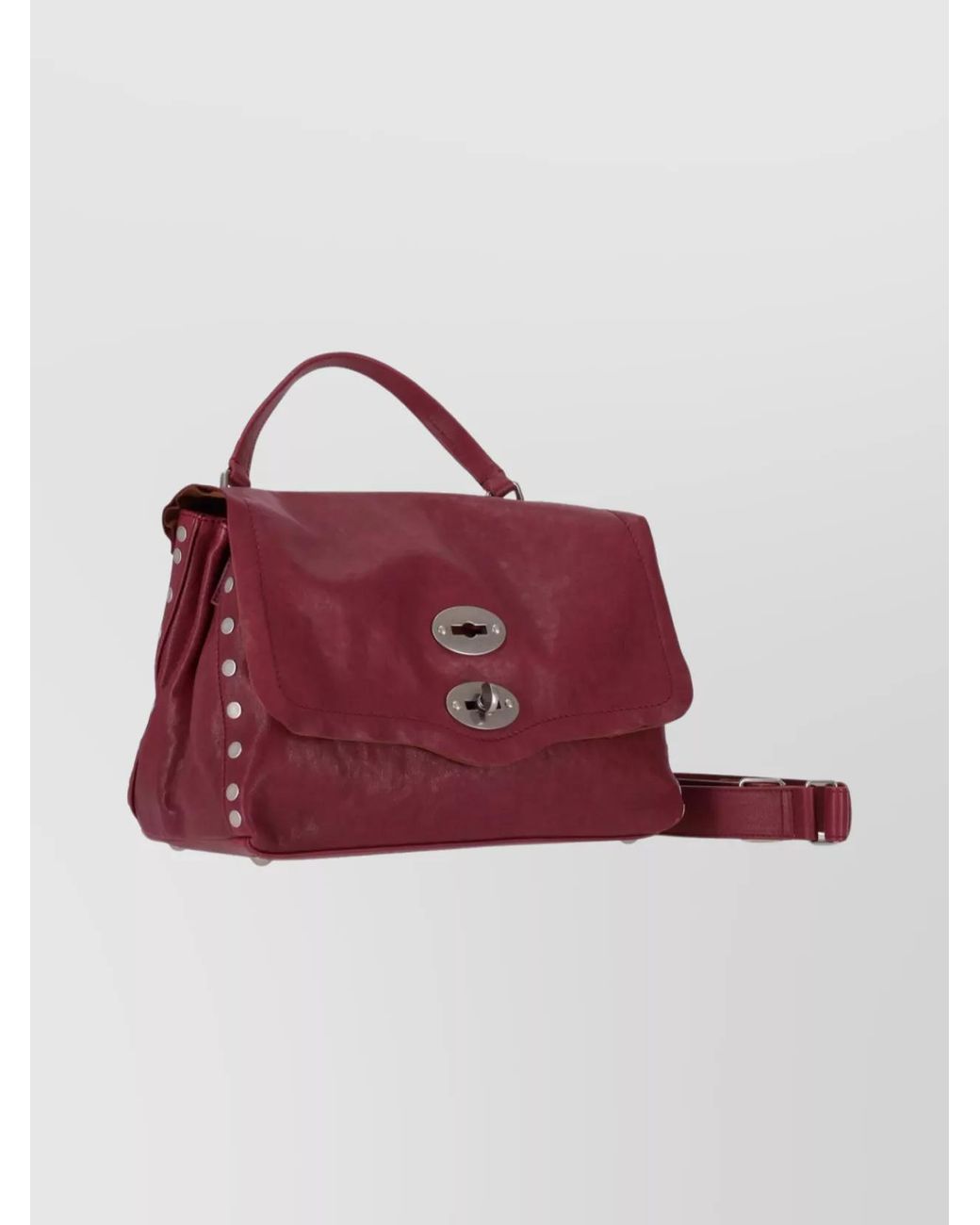 Zanellato Red Leather Shoulder Bag