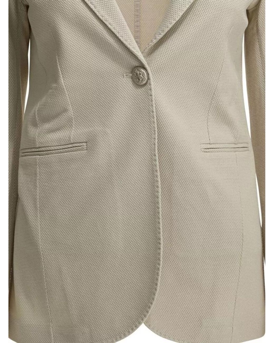 Circolo 1901 Natural Cotton Suit Jacket