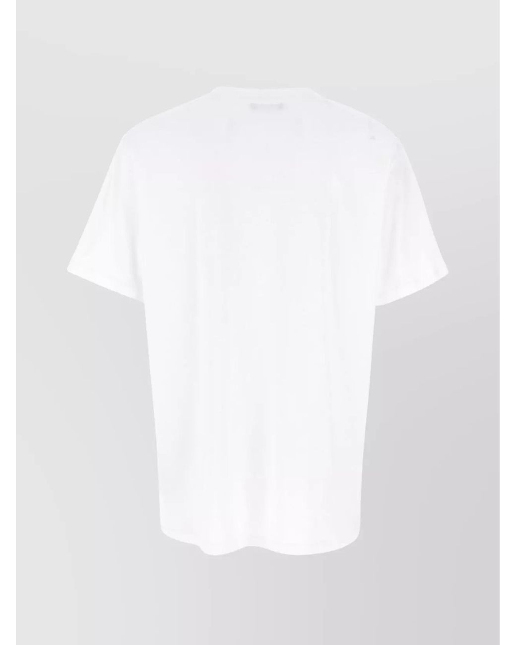 Balmain White Regular-Fit Cotton T-Shirt for men
