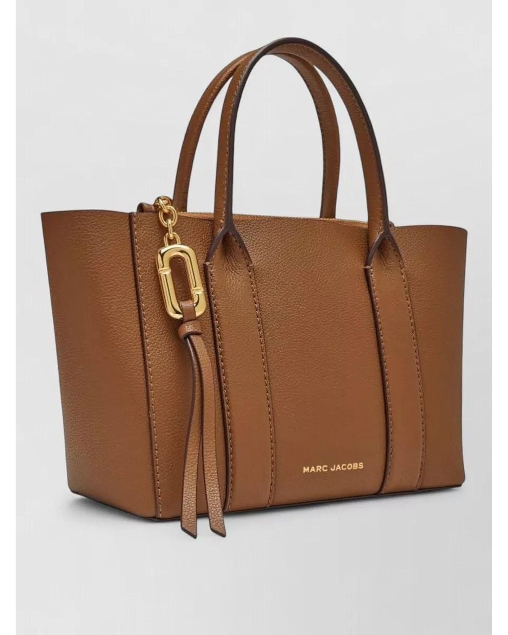 Marc Jacobs Brown The Tote Bag Small Leather Shoulder Bag