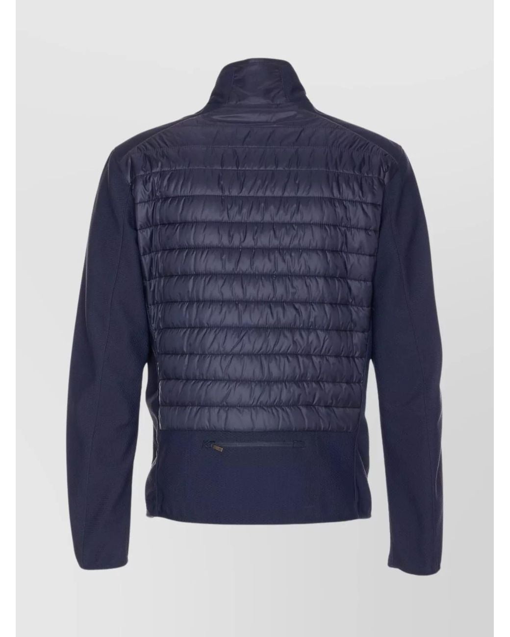 Parajumpers Blue Down Quilted Hybrid Puffer Jacket for men