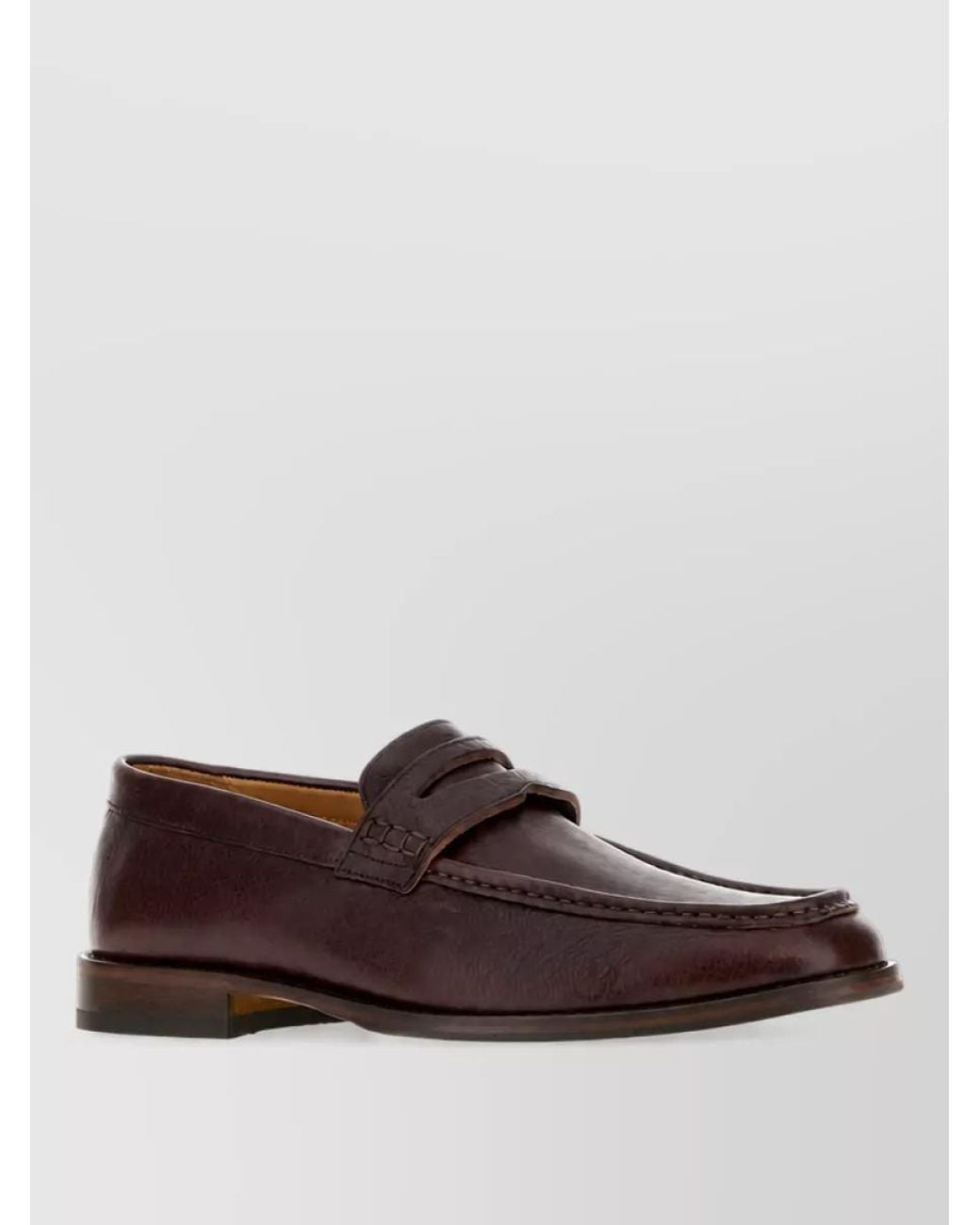 Our Legacy Brown Leather Loafers for men