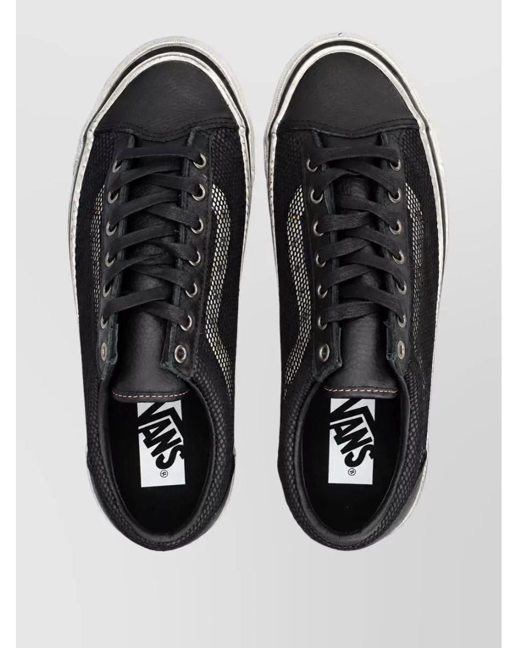 Vans Blue Studded Canvas Lace-Up Sneakers