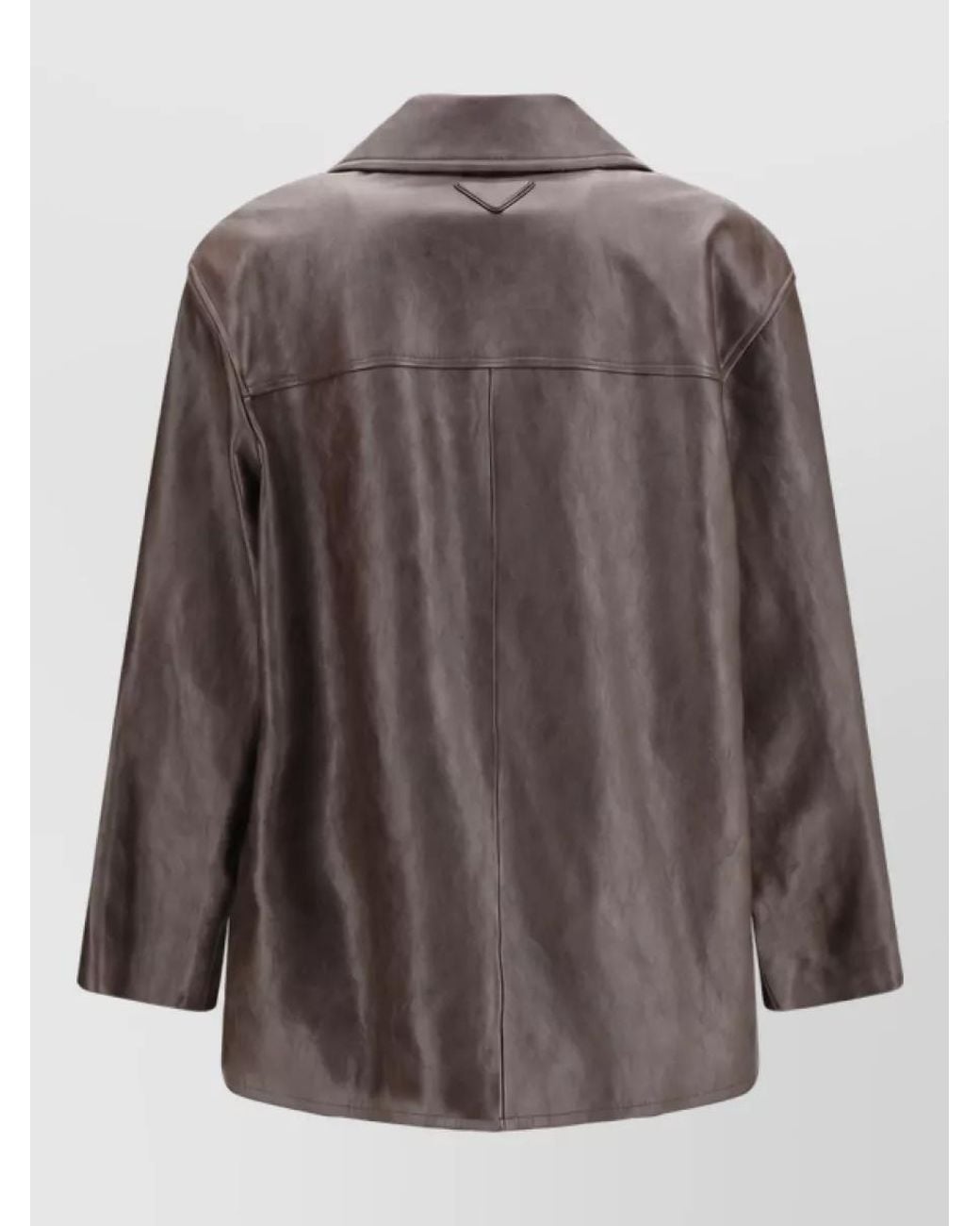 Saint Laurent Brown Wool Single Breasted Coat for men