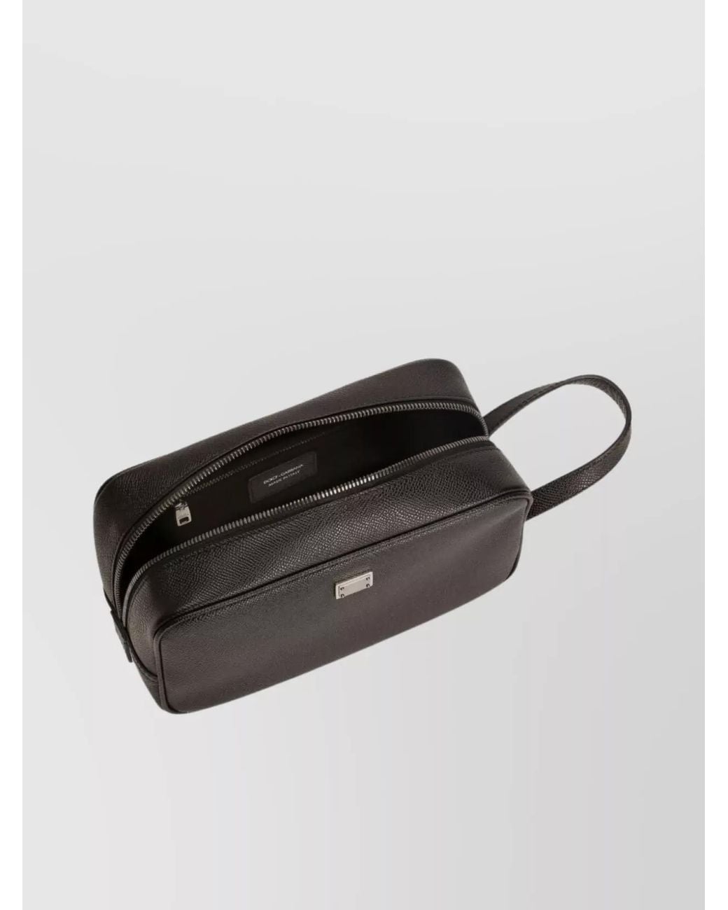 Dolce & Gabbana Multicolor Calf Leather Toiletry Bag for men