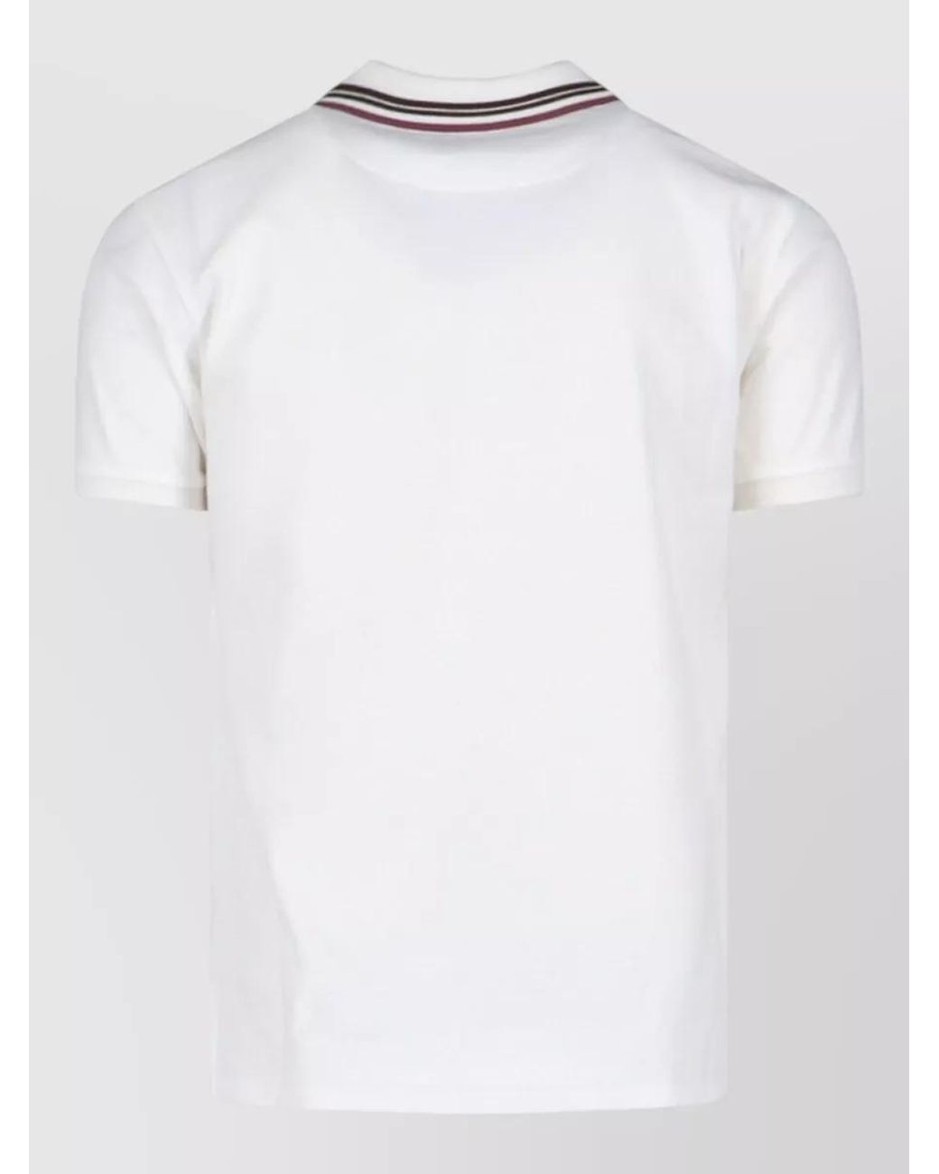 Vivienne Westwood White Cotton Regular-Fit Short-Sleeve Polo Shirt for men