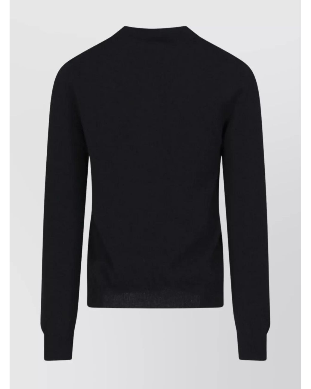 COMME DES GARÇONS PLAY Blue Wool Crewneck Cardigan