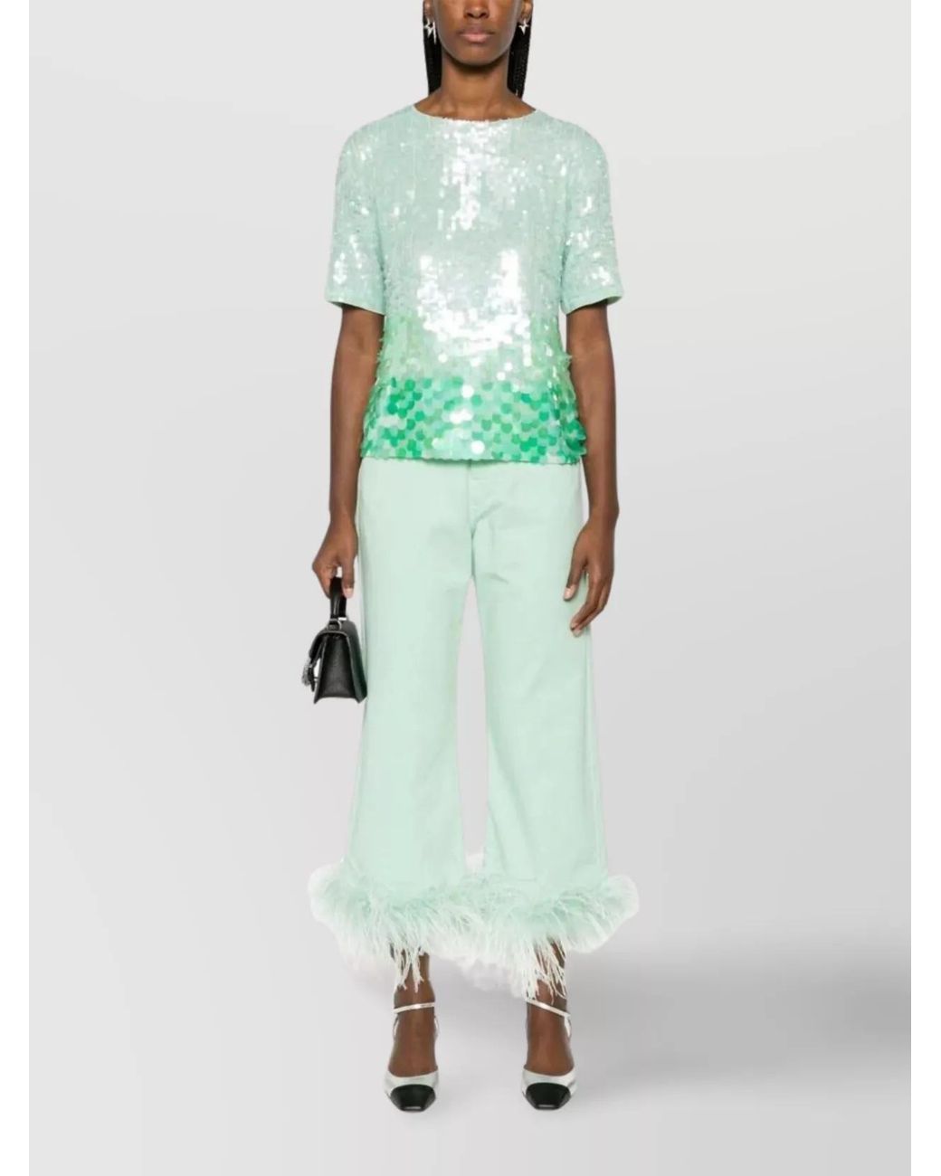 P.A.R.O.S.H. Green Blouse