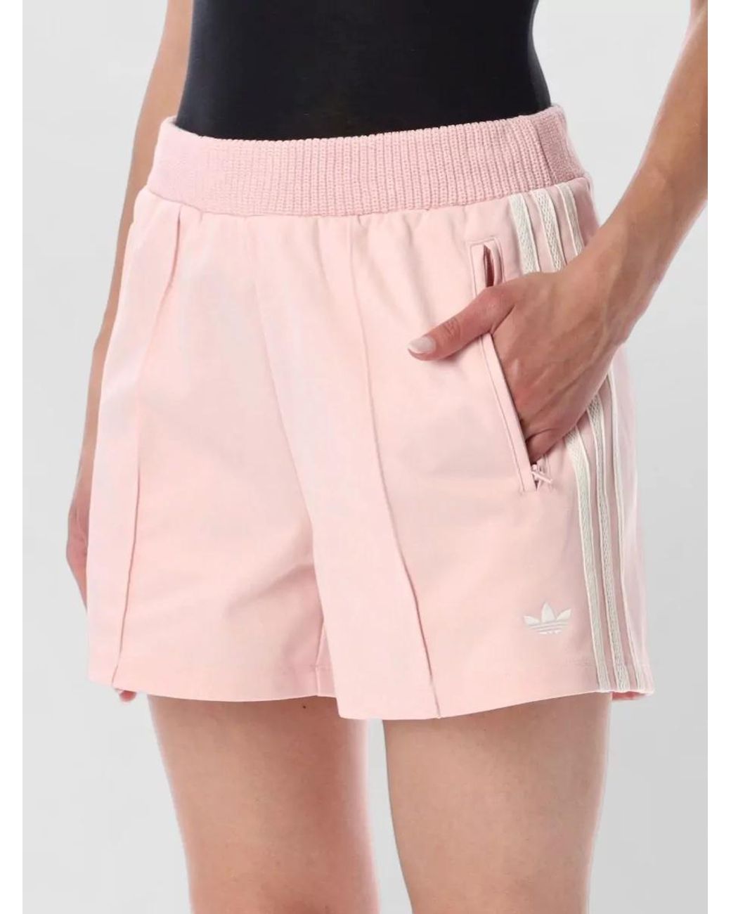 Adidas Originals Pink Technical Fabric Relaxed-Fit Shorts