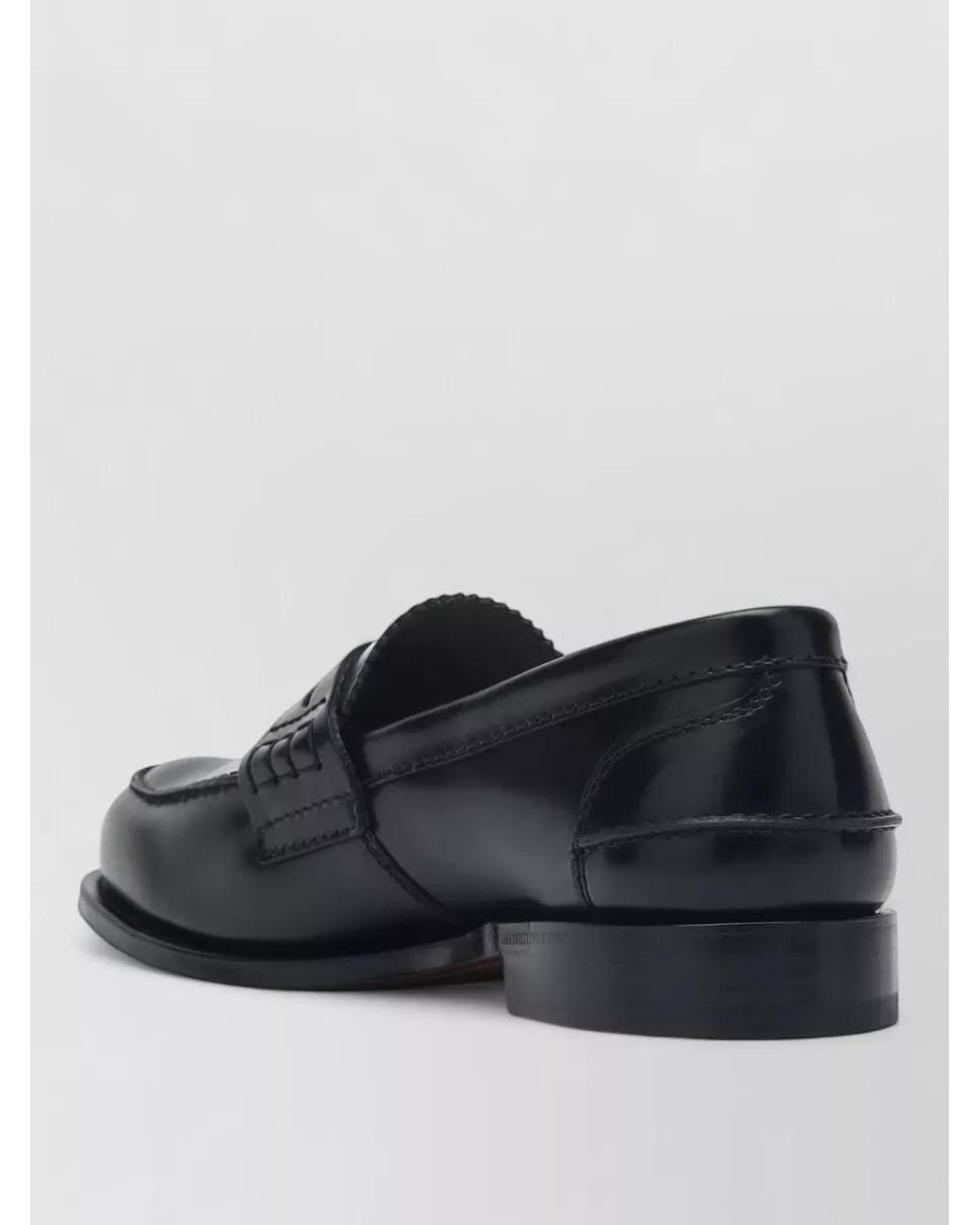 Church's Black Leather Loafers for men