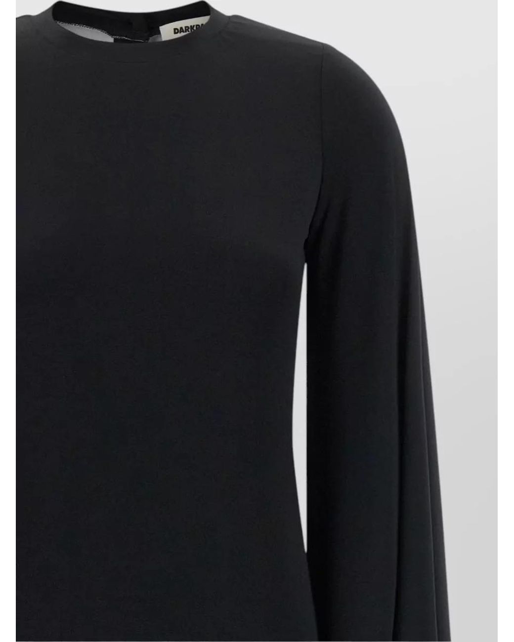 DARKPARK Black Long-Sleeve Maxi Dress