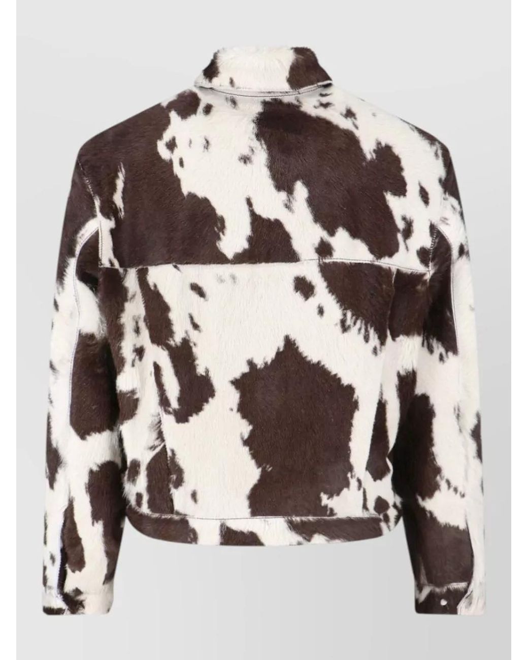 Represent Multicolor Leather Shirt Jacket for men