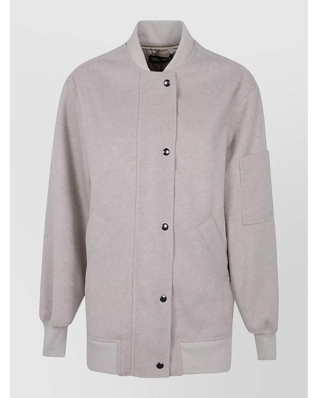 DR. HOPE Gray Bomber Jacket