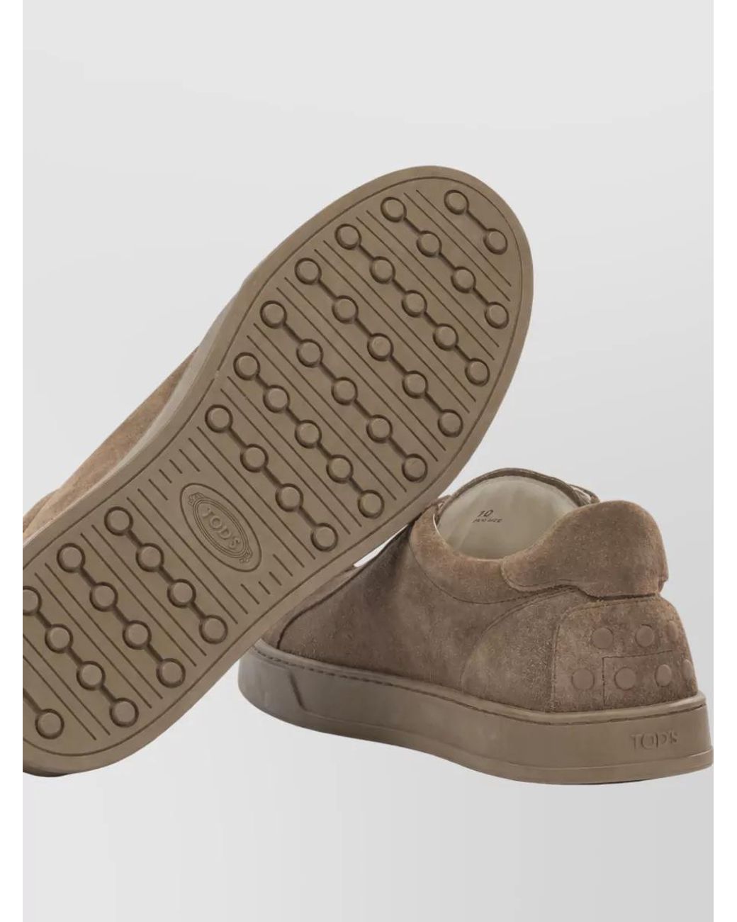 Tod's Brown Leather Lace-Up Shoes for men