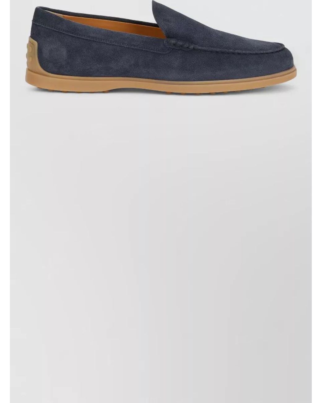 Tod's Blue Leather Slippers for men