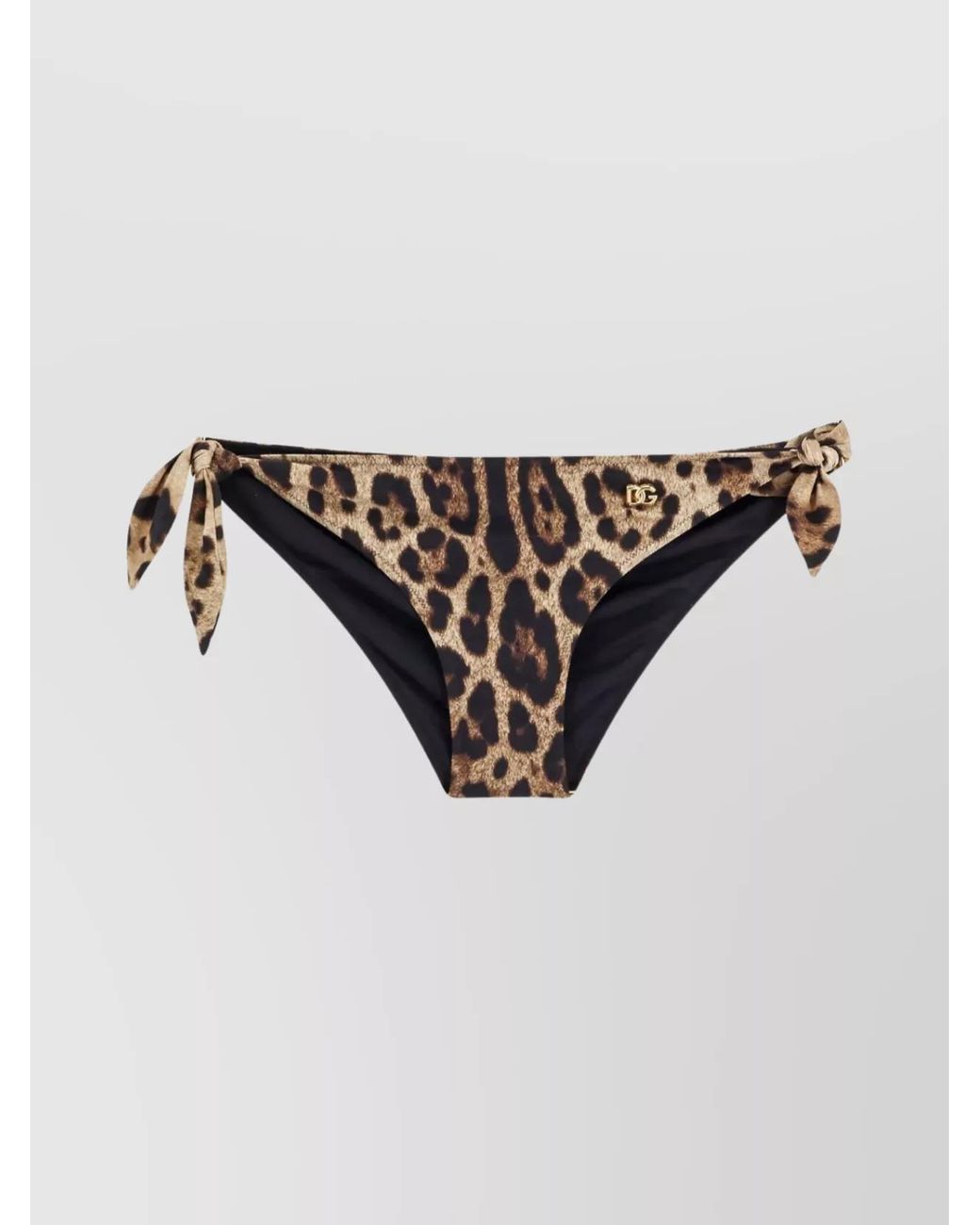 Dolce & Gabbana Multicolor Animal-Print Bikini Briefs