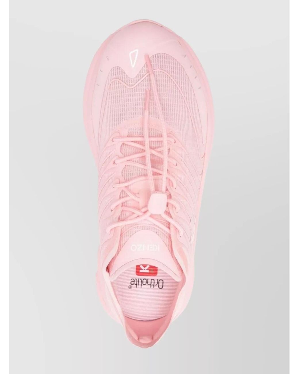 KENZO Pink Chunky-Sole Low-Top Sneakers