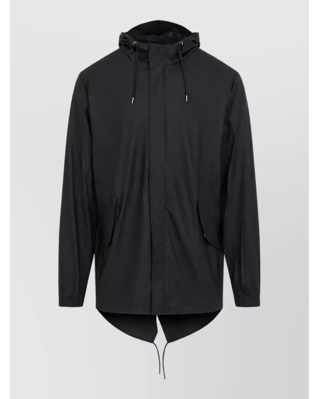 Rains Blue Waterproof Fishtail Raincoat for men