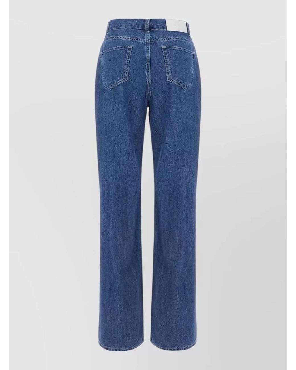 DUNST Blue Denim Straight-Leg Trousers