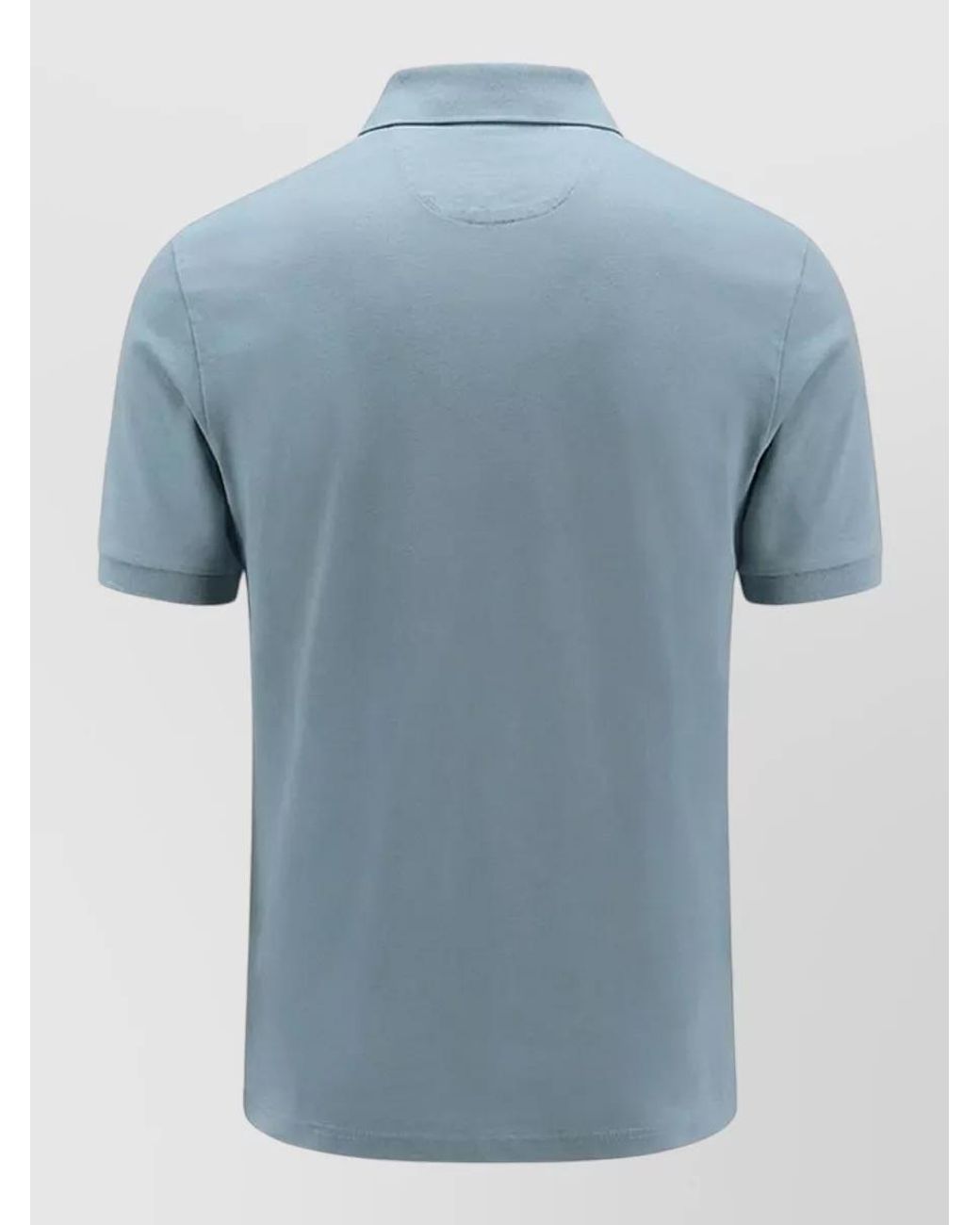 Boss Blue Cotton Regular-Fit Polo Shirt for men