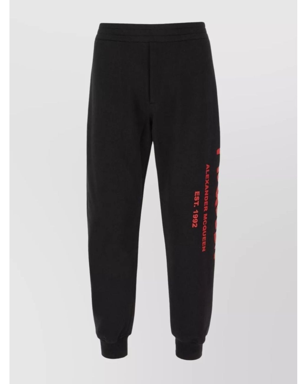 McQueen Black Sweatpants for men
