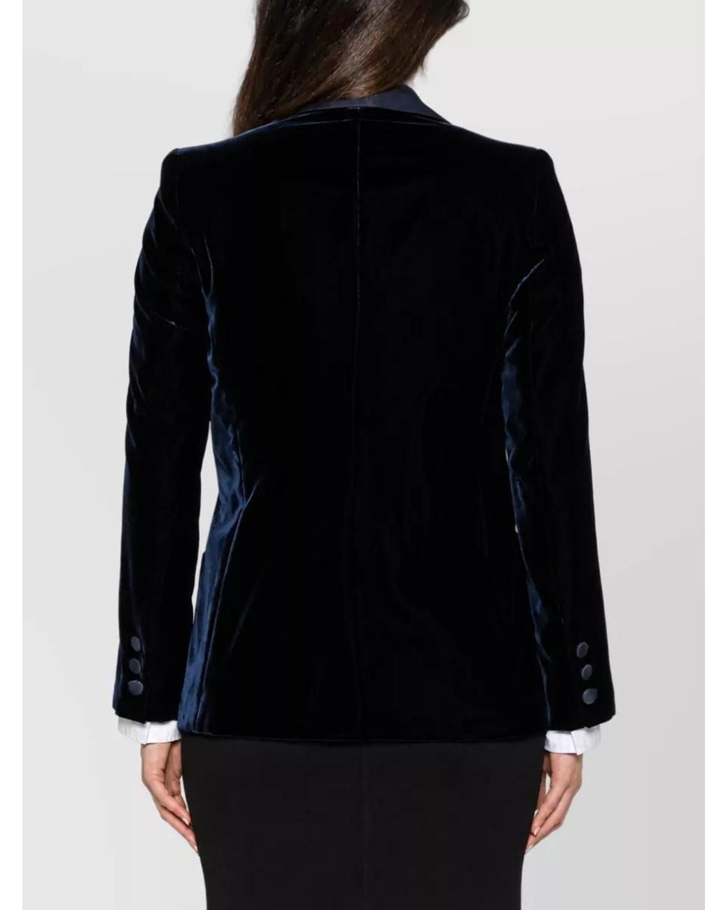 Emporio Armani Black Single-Breasted Blazer Jacket