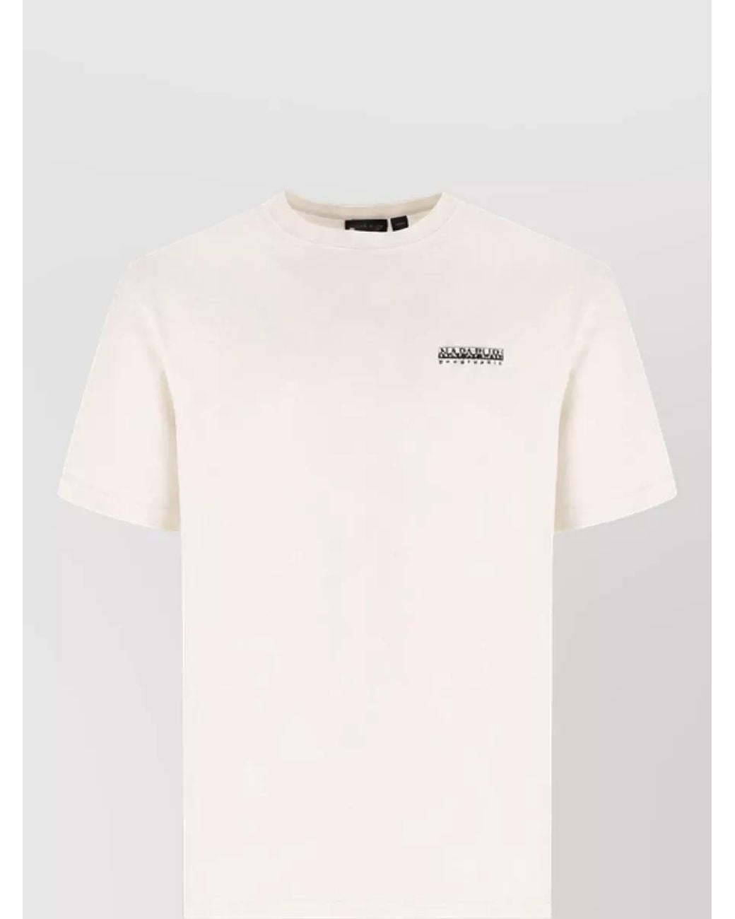 Napapijri Natural Cotton Mountain Graphic T-Shirt for men