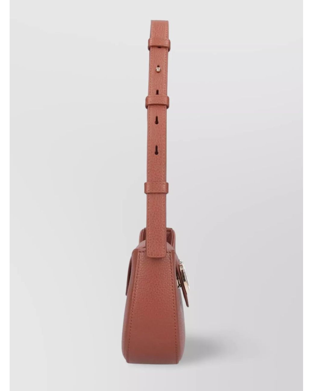 Ferragamo Red Gancini Mini Leather Shoulder Bag