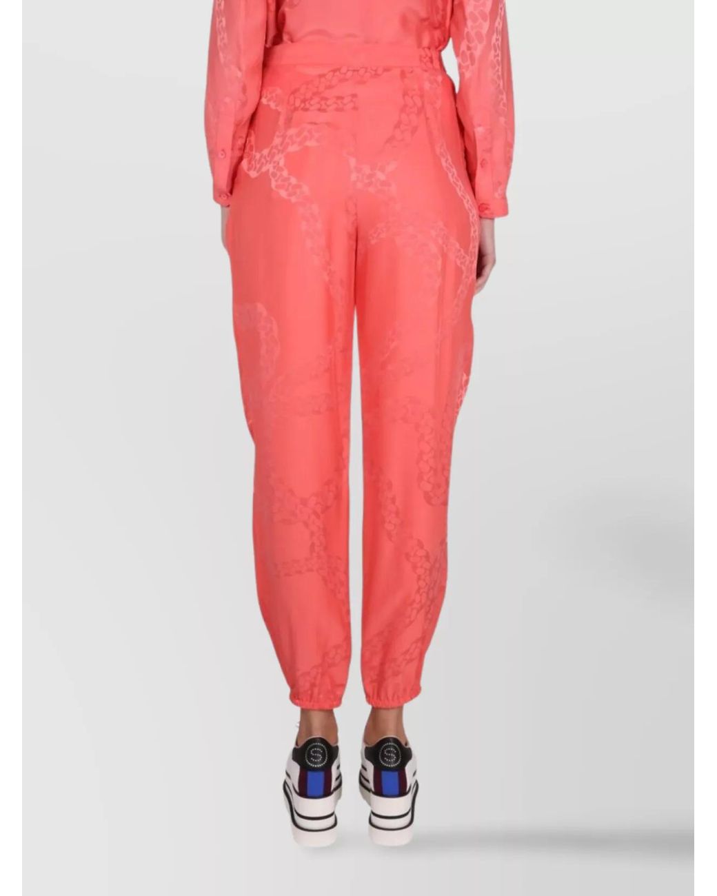Stella McCartney Silk Blend Tapered Trousers