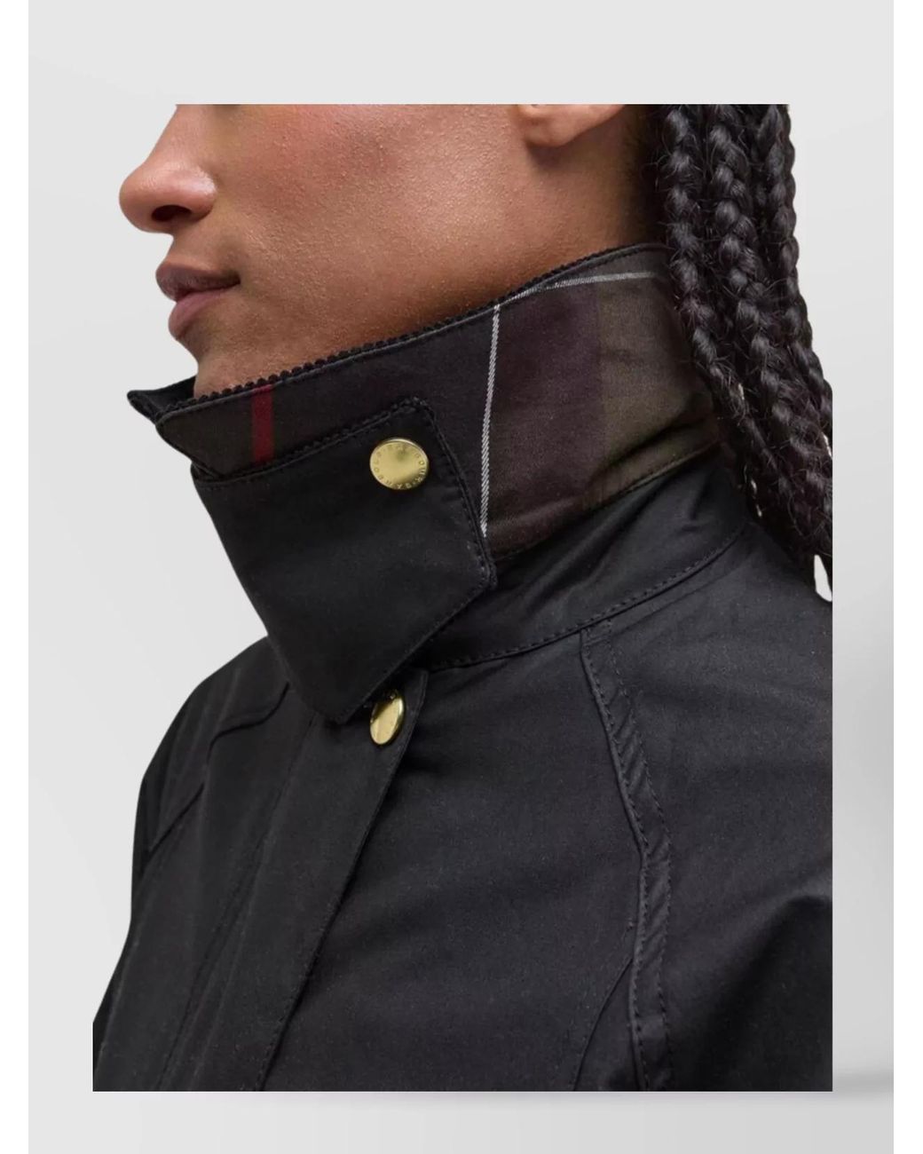 Barbour Black Modern Beadnell Waxed Jacket