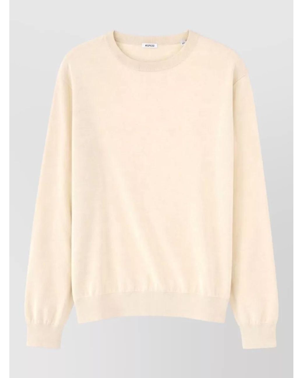 Aspesi Natural Jersey Sweatshirt