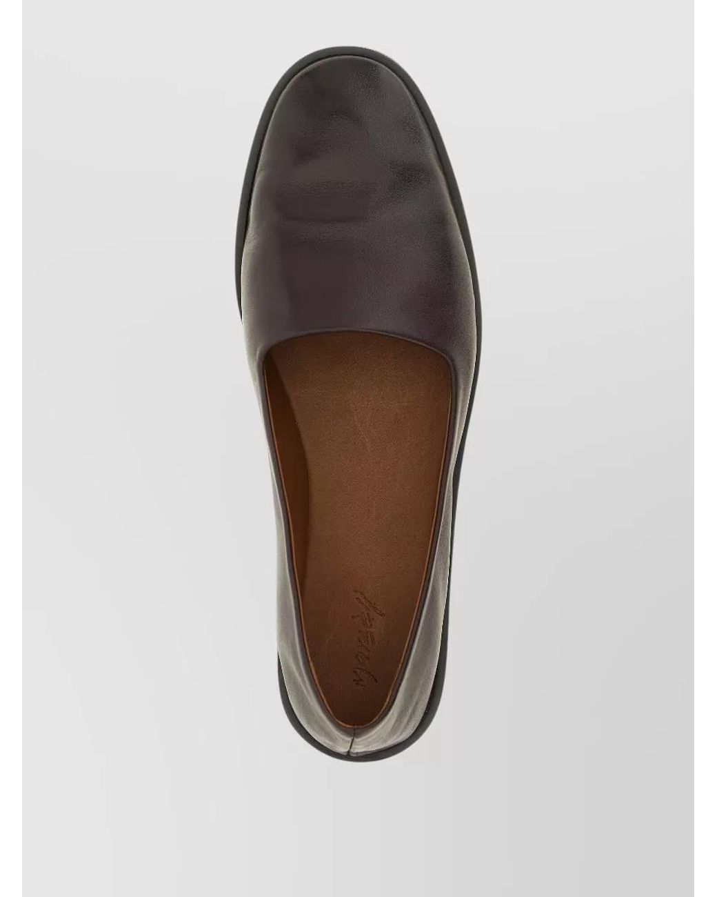 Marsèll Brown Leather Slip-On Loafers
