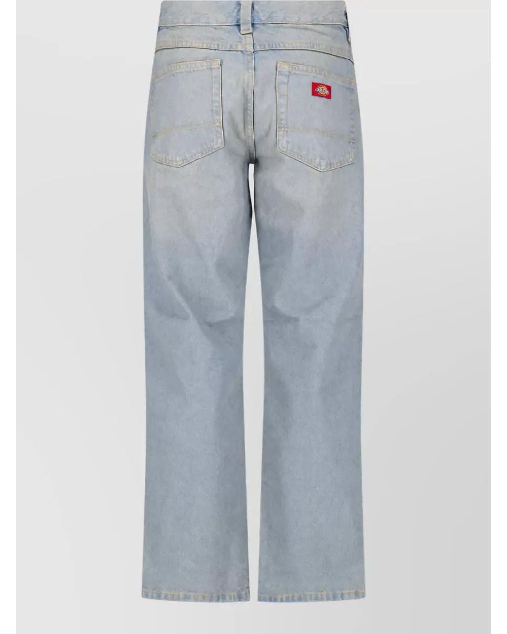 Dickies White Straight-Leg Jeans for men