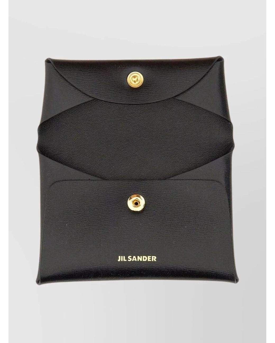 Jil Sander Black Leather Coin Purse