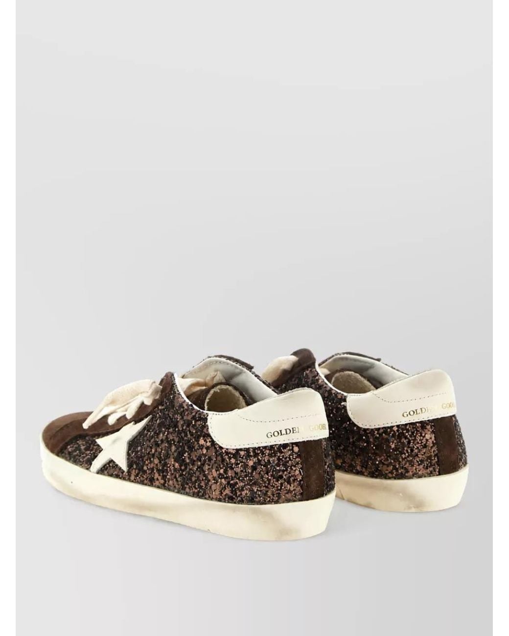 Golden Goose Deluxe Brand Multicolor Glitter Panel Low-Top Sneakers
