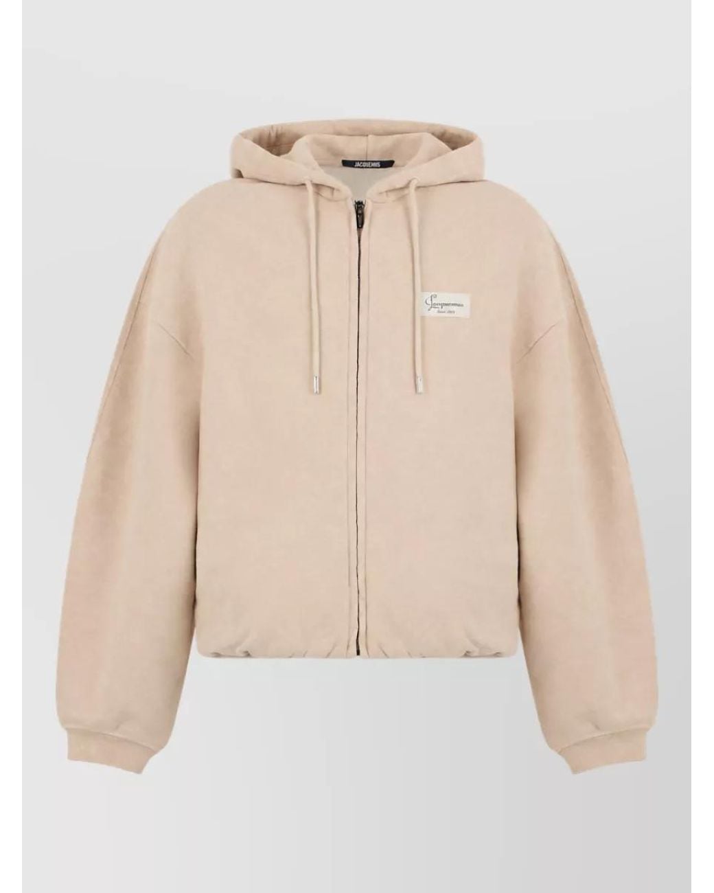 Jacquemus Natural Cotton Relaxed-Fit Hooded Jacket for men