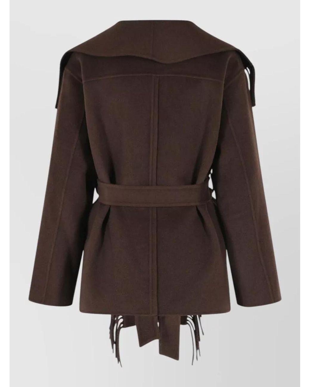 Jonathan Simkhai Black Wool Blend Oversized Coat