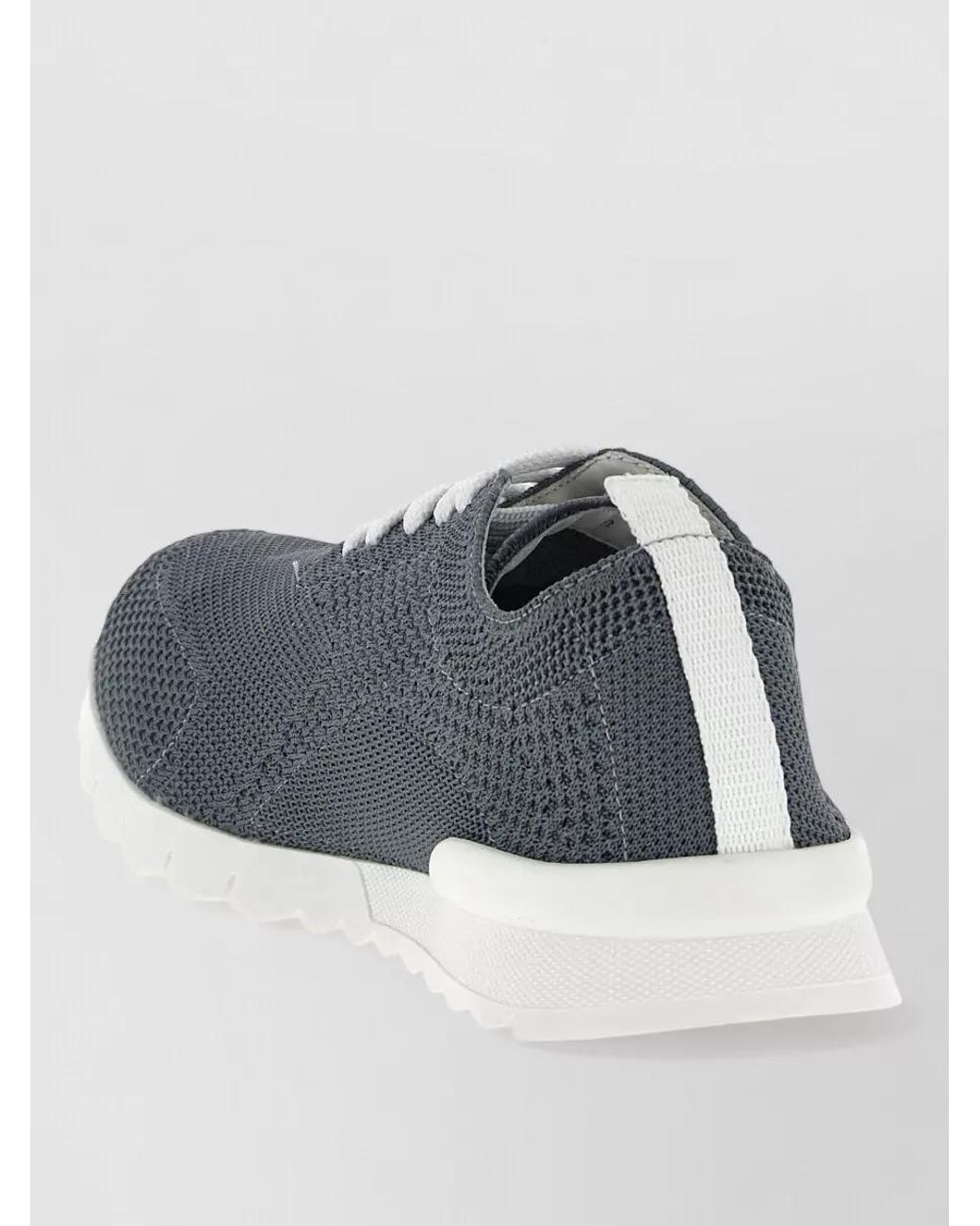 Kiton Blue Low-Top Sneakers for men