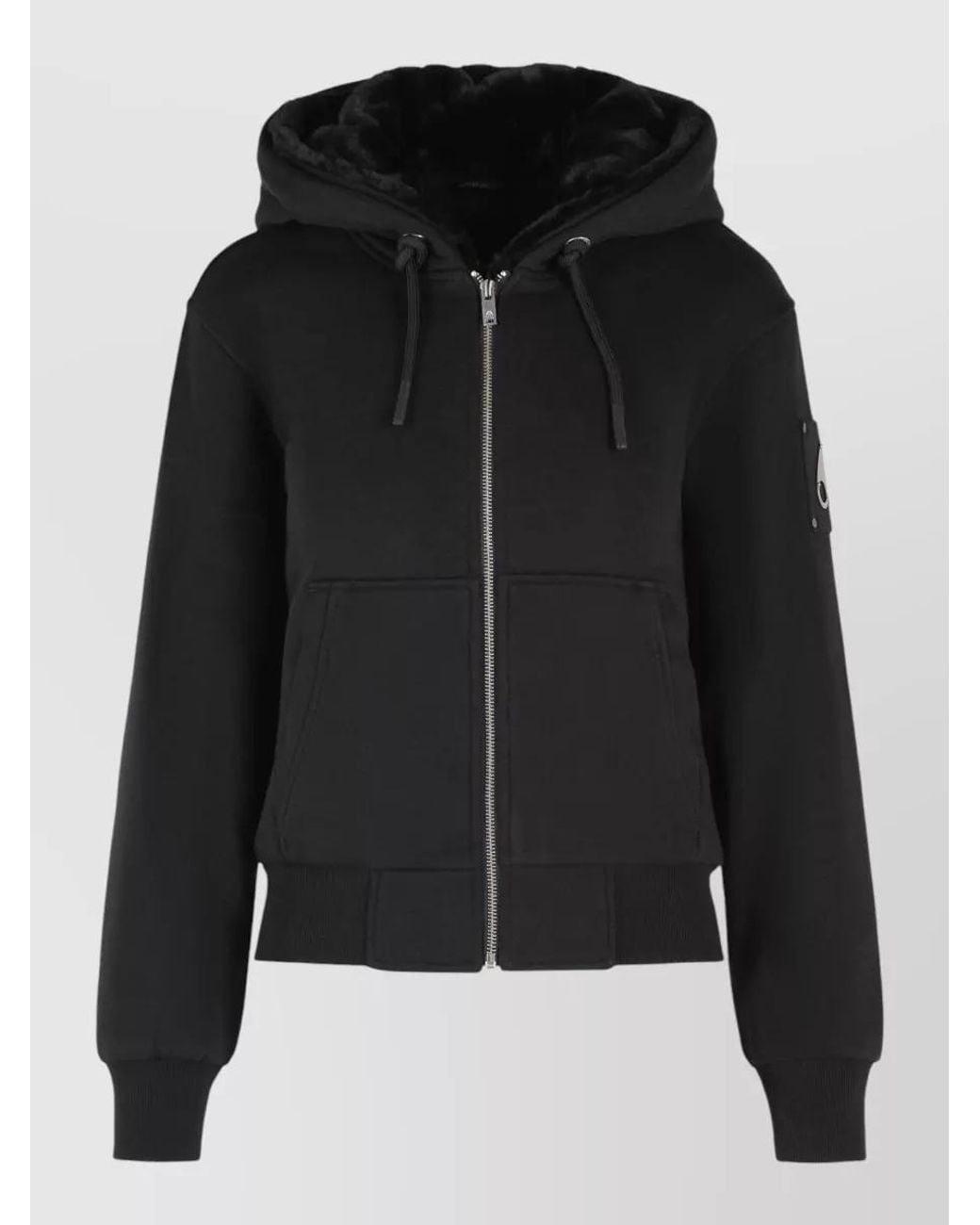 Moose Knuckles Black Hooded Jacket