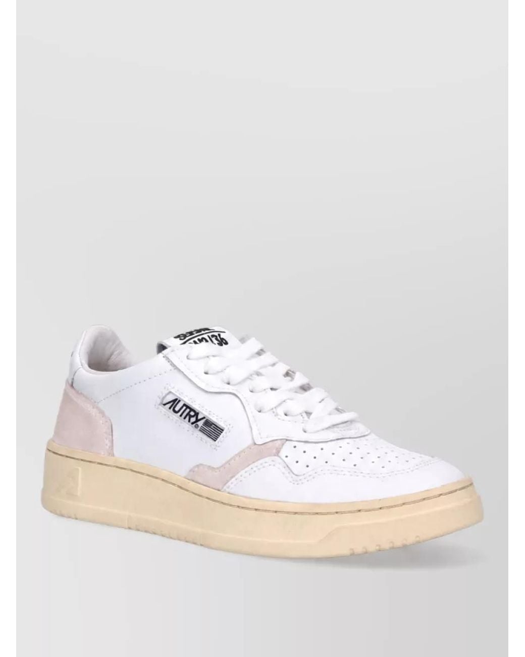 Autry White Low Top Sneakers