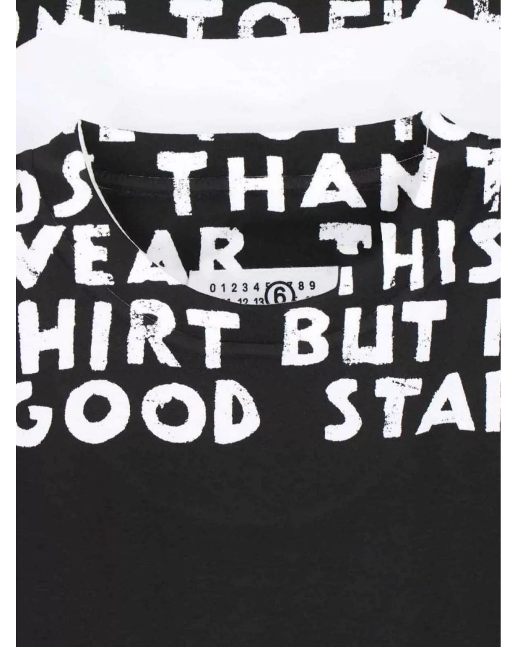 MM6 by Maison Margiela White Short-Sleeve Cotton T-Shirt for men